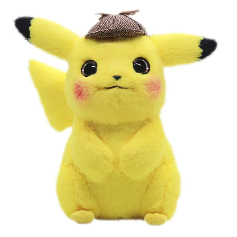 Pikachu Dedektif Peluş Oyuncak - Özel Pokémon Bebek