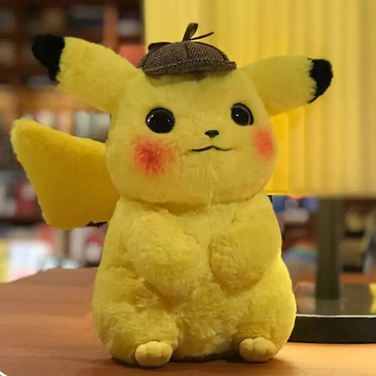 Pikachu Dedektif Peluş Oyuncak - Özel Pokémon Bebek