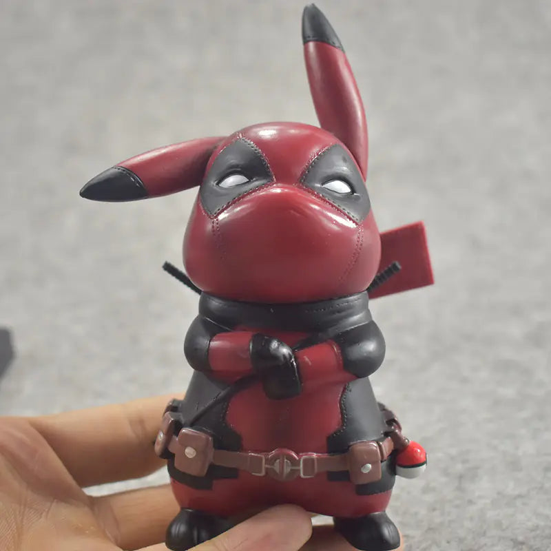 Pikachu Deadpool Kaptan Amerika Figür Oyuncak Model